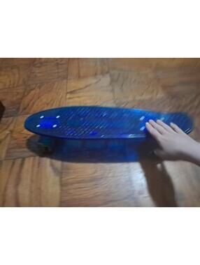 Kazam Skateboard Kids "Gel" Blue Use, Learner Board